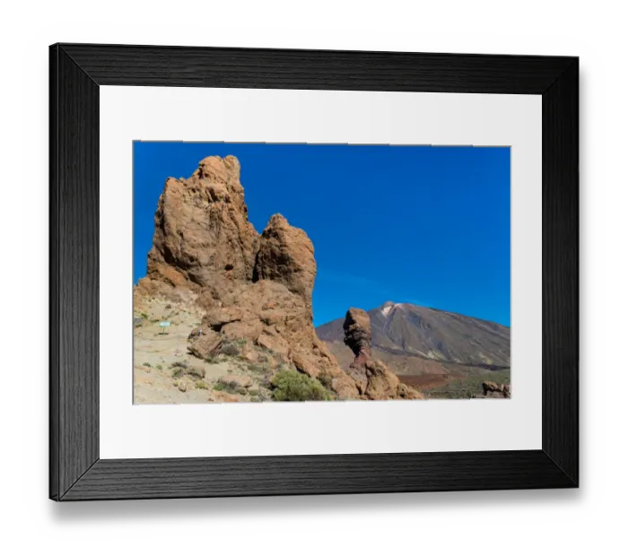 Framed Print : Volcanic landscape at Teide Framed Print : Volcanic landscape at Teide