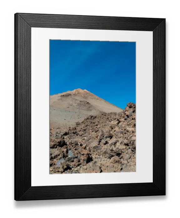Framed Print : Difficult rocky way to Teide Volcano Framed Print : Difficult rocky way to Teide Volcano