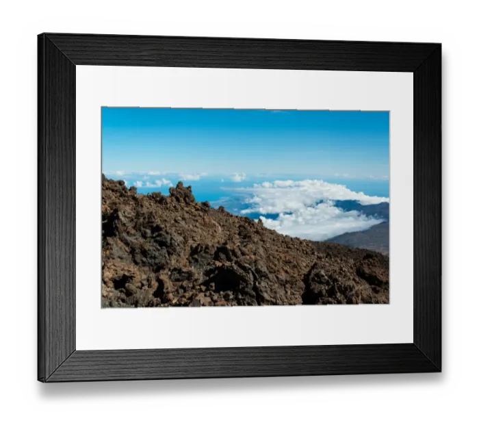Framed Print : Aerial view of Tenerife Framed Print : Aerial view of Tenerife