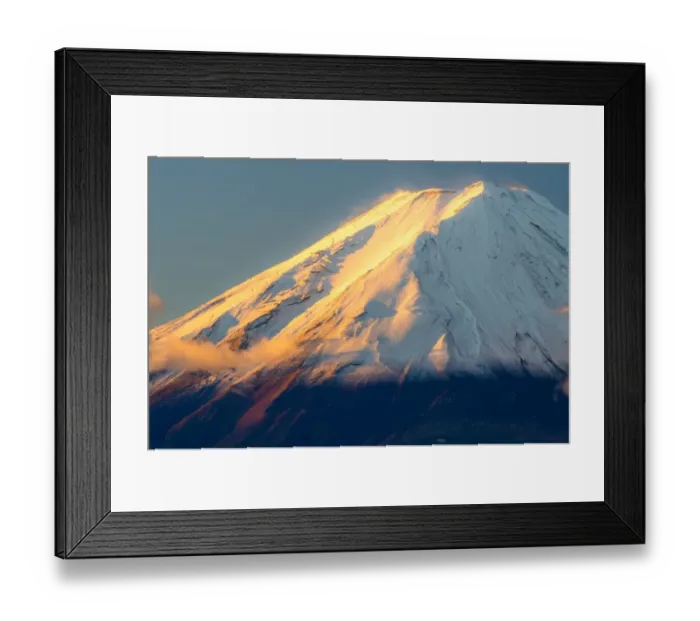 Framed Print : Morning sun hits the fresh snow Framed Print : Morning sun hits the fresh snow