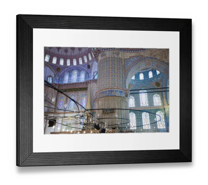 Framed Print : Blue Mosque Interior Framed Print : Blue Mosque Interior