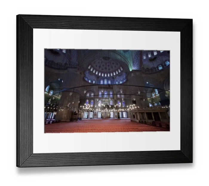 Framed Print : Blue Mosque Interior Framed Print : Blue Mosque Interior