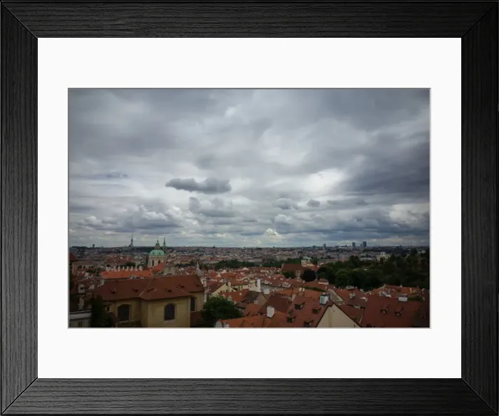 Framed Print : Panorama of Prague seen from Prague Castle Framed Print : Panorama of Prague seen from Prague Castle