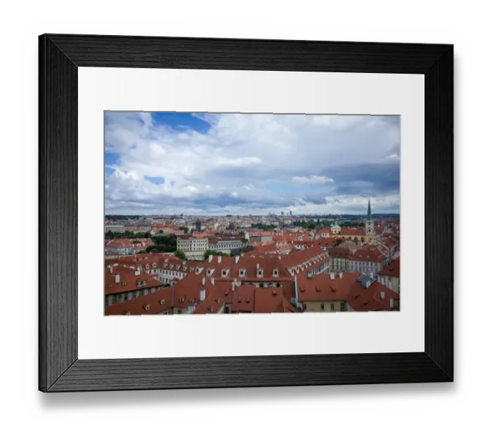 Framed Print : Panorama of Prague Framed Print : Panorama of Prague