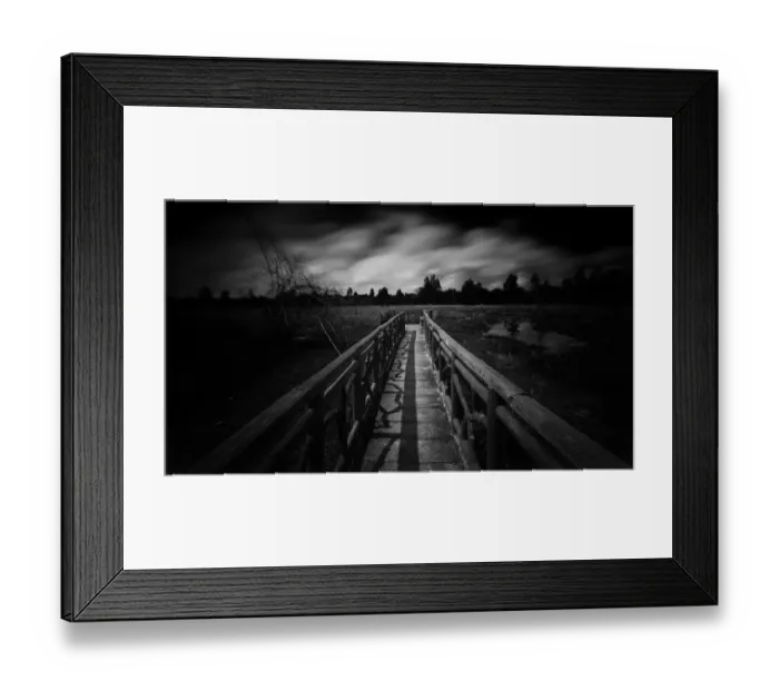 Framed Print : The path