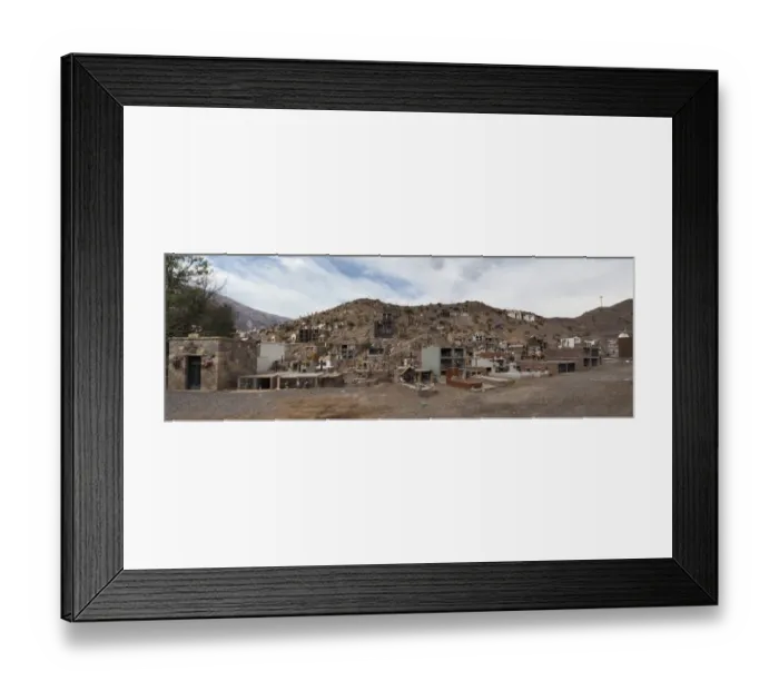 Framed Print : Panorama View of Famous Maimara Cemetery and Painters Palette on Background Framed Print : Panorama View of Famous Maimara Cemetery and Painters Palette on Background