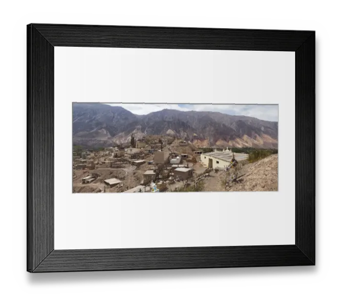Framed Print : Panorama View of Famous Maimara Cemetery and Painters Palette on Background Framed Print : Panorama View of Famous Maimara Cemetery and Painters Palette on Background