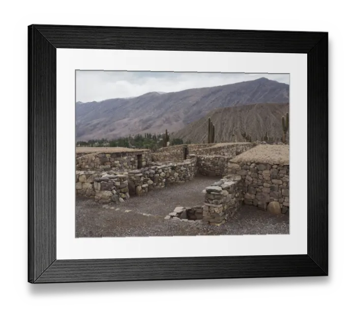 Framed Print : Pre Inca Fortification Called Pucara de Tilcara Framed Print : Pre Inca Fortification Called Pucara de Tilcara