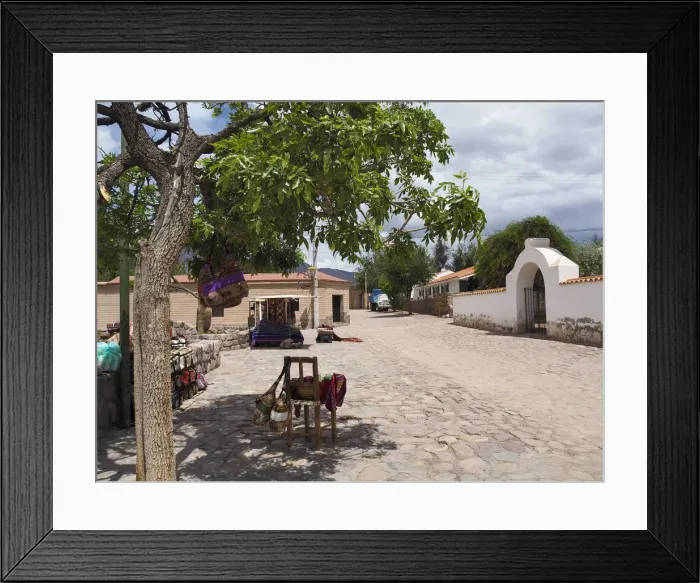 Framed Print : Uquia Main Square in Northern Argentina Framed Print : Uquia Main Square in Northern Argentina