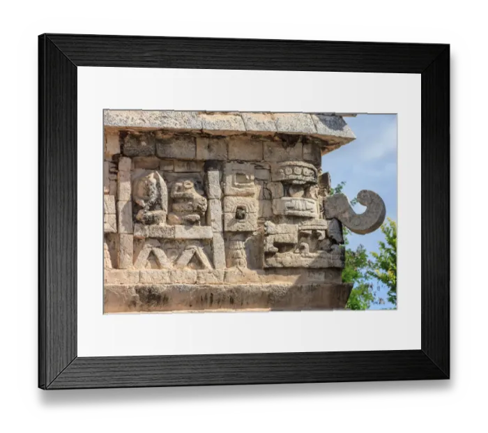 Framed Print : Detail of La Iglesia building in Chichen Itza Framed Print : Detail of La Iglesia building in Chichen Itza