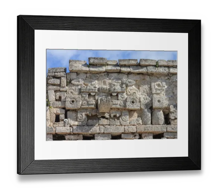 Framed Print : Detail of La Iglesia building in Chichen Itza Framed Print : Detail of La Iglesia building in Chichen Itza
