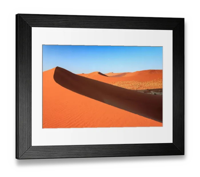 Framed Print : The sandy dunes of the Namib Desert Africa Framed Print : The sandy dunes of the Namib Desert Africa