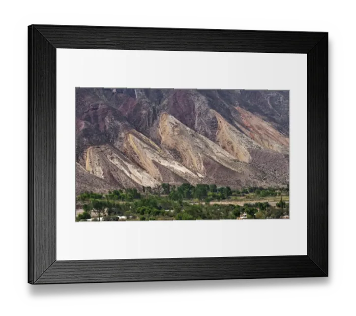 Framed Print : Panorama view of The Painters Palette in Northern Argentina Framed Print : Panorama view of The Painters Palette in Northern Argentina