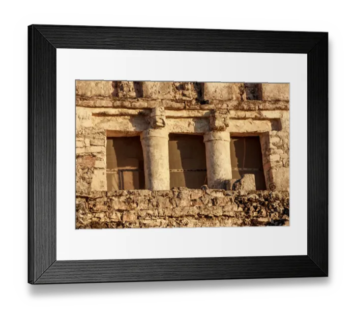 Framed Print : Image El Castillo ruins in Tulum, Mexico Framed Print : Image El Castillo ruins in Tulum, Mexico