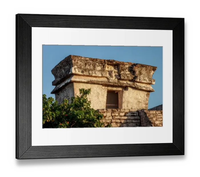 Framed Print : Templo de los Dioses Descendientes, Tulum Framed Print : Templo de los Dioses Descendientes, Tulum