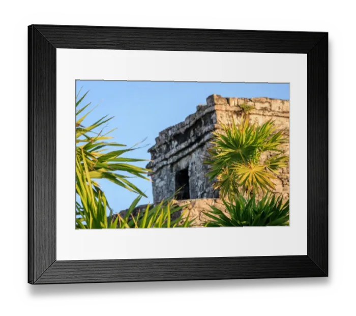 Framed Print : View of God of Winds Temple, Tulum, Mexico Framed Print : View of God of Winds Temple, Tulum, Mexico