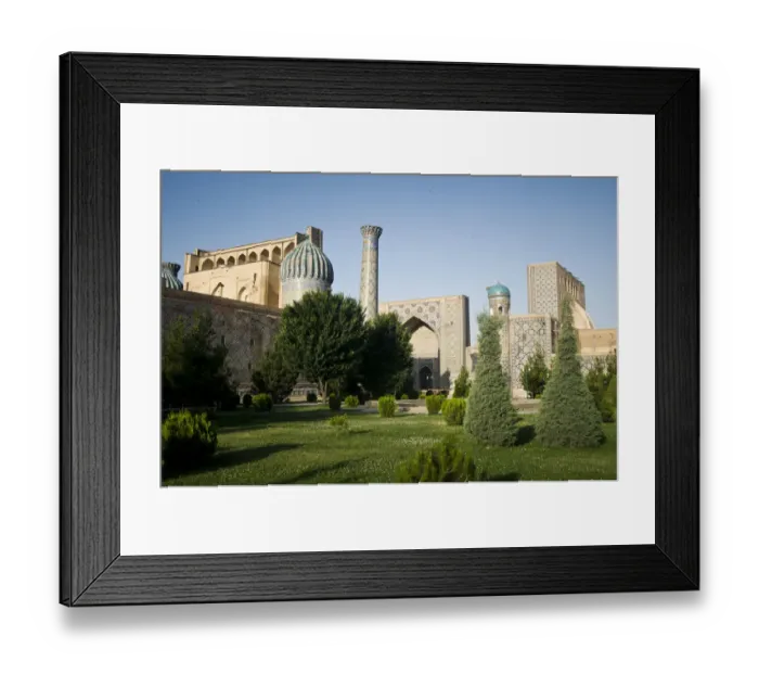 Framed Print : The Registan, Samarkand, Uzbekistan Framed Print : The Registan, Samarkand, Uzbekistan