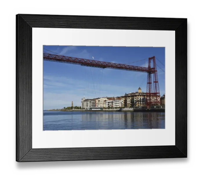Framed Print : Bizkaia Bridge, Puente Colgante, Bilbao, Spain Framed Print : Bizkaia Bridge, Puente Colgante, Bilbao, Spain