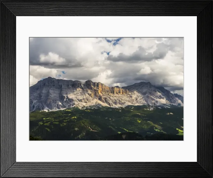 Framed Print : Santa Croce from Sass de Putia Framed Print : Santa Croce from Sass de Putia