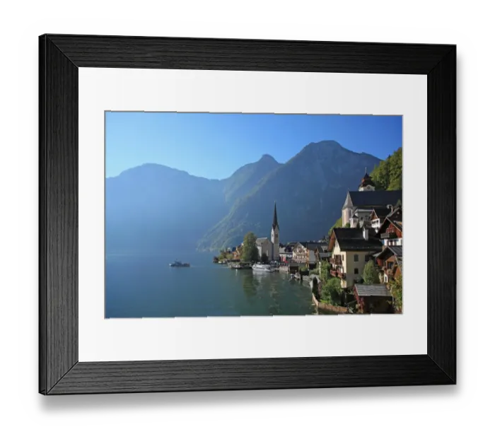 Framed Print : Austria, Hallstatt Framed Print : Austria, Hallstatt