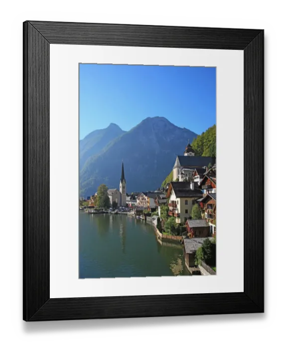 Framed Print : Austria, Hallstatt Framed Print : Austria, Hallstatt