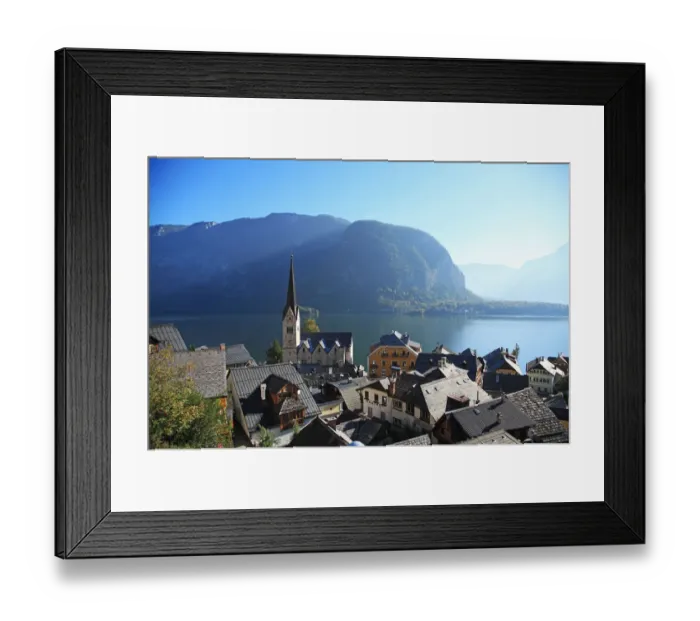 Framed Print : Austria, Hallstatt Framed Print : Austria, Hallstatt