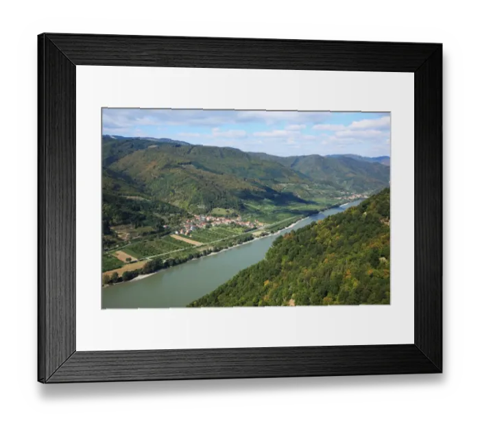 Framed Print : Austria, Wachau, Danube River Framed Print : Austria, Wachau, Danube River