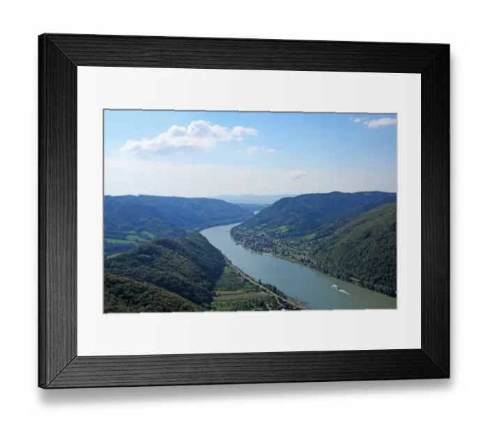 Framed Print : Austria, Wachau, Danube River Framed Print : Austria, Wachau, Danube River