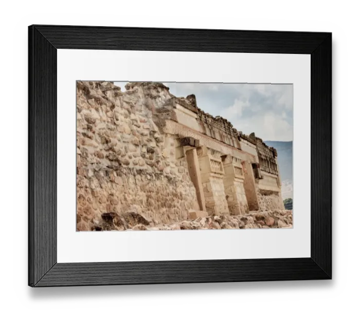 Framed Print : Ruins in Mitla