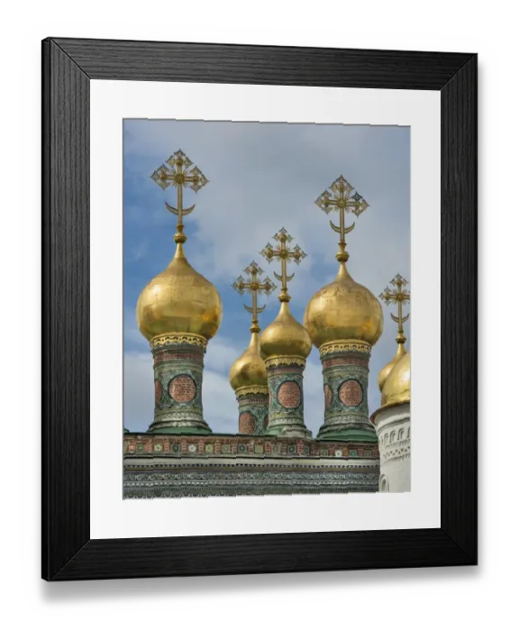 Framed Print : Domes of the upper savior cathedral Framed Print : Domes of the upper savior cathedral