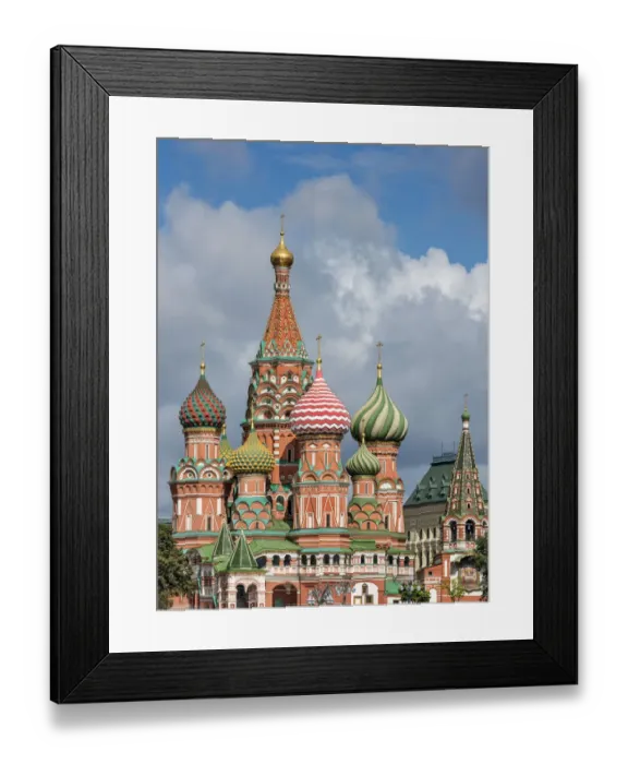 Framed Print : Saint Basils cathedral in Moscow, Russia Framed Print : Saint Basils cathedral in Moscow, Russia
