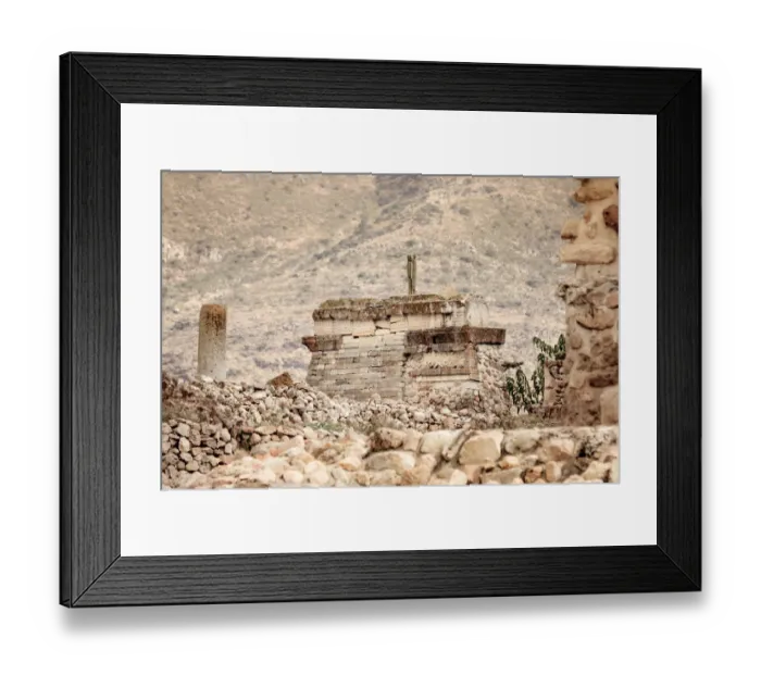 Framed Print : Ruins in Mitla Framed Print : Ruins in Mitla