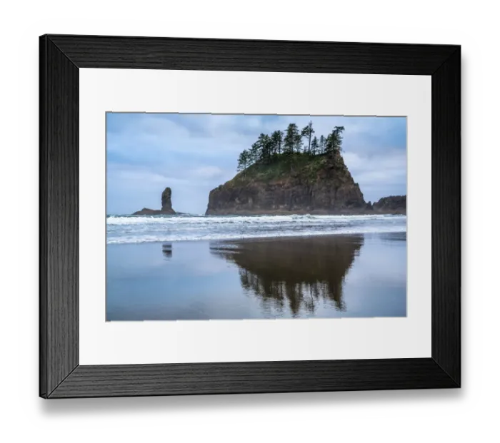 Framed Print : Second Beach, Olympic National Park, Washington, USA
