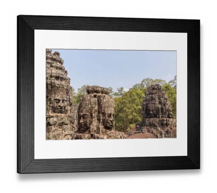 Framed Print : Angkor Thom, The Bayon Framed Print : Angkor Thom, The Bayon