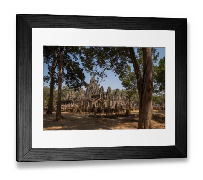 Framed Print : Angkor Thom - The Bayon Framed Print : Angkor Thom - The Bayon