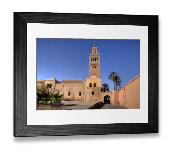 Framed Print : Koutoubia Mosque and Minaret in Marrakech medina Framed Print : Koutoubia Mosque and Minaret in Marrakech medina