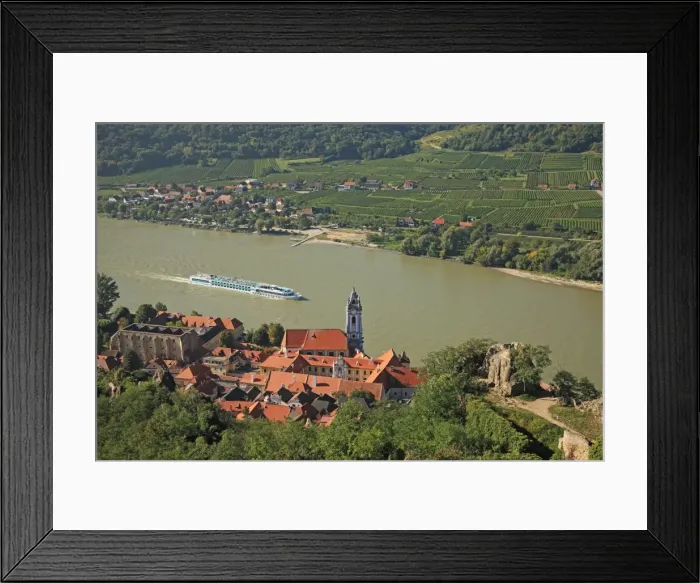 Framed Print : Austria, Wachau Valley, DAOErnstein Framed Print : Austria, Wachau Valley, DAOErnstein