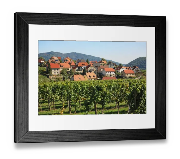 Framed Print : Austria, Wachau Valley, Weissenkirche Framed Print : Austria, Wachau Valley, Weissenkirche