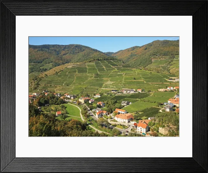 Framed Print : Austria, Wachau Valley, Spitz an der Donau Framed Print : Austria, Wachau Valley, Spitz an der Donau