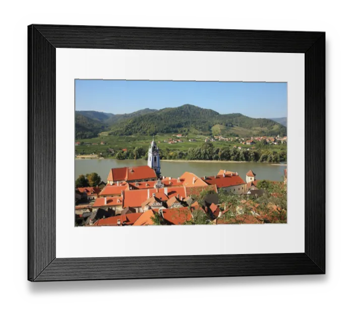 Framed Print : Austria, Wachau Valley, DAOErnstein Framed Print : Austria, Wachau Valley, DAOErnstein