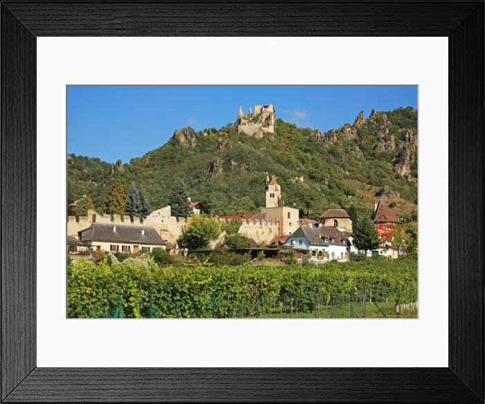 Framed Print : Austria, Wachau Valley, DAOErnstein Framed Print : Austria, Wachau Valley, DAOErnstein