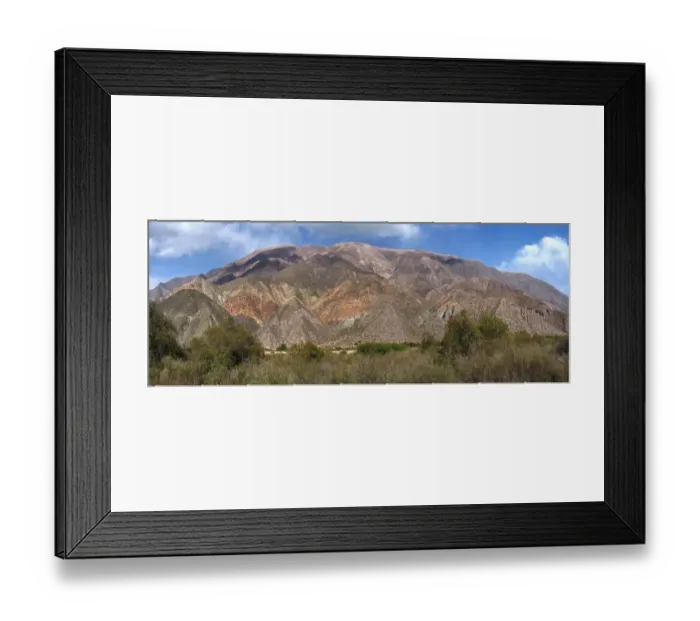 Framed Print : Quebrada de Humahuaca, panorama view Framed Print : Quebrada de Humahuaca, panorama view