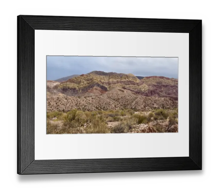 Framed Print : Panorama of Quebrada de Humahuaca Framed Print : Panorama of Quebrada de Humahuaca