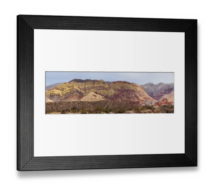 Framed Print : Quebrada de Humahuaca, panorama Framed Print : Quebrada de Humahuaca, panorama