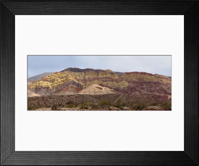 Framed Print : Quebrada de Humahuaca, panorama Framed Print : Quebrada de Humahuaca, panorama