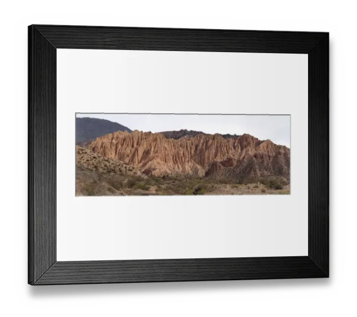 Framed Print : Panorama view of Quebrada de Humahuaca Framed Print : Panorama view of Quebrada de Humahuaca