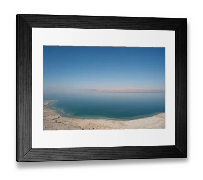 Framed Print : Elevated view of the Dead Sea, Israeli side Framed Print : Elevated view of the Dead Sea, Israeli side