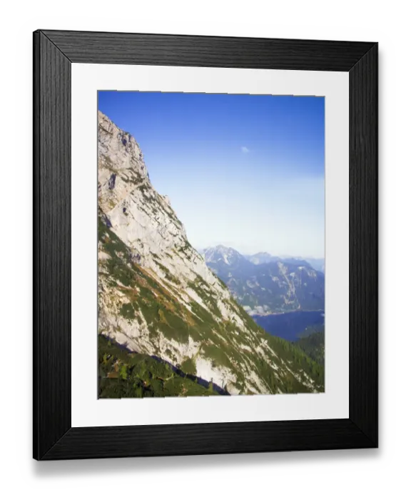 Framed Print : Dachstein mountain seen from the cableway Framed Print : Dachstein mountain seen from the cableway