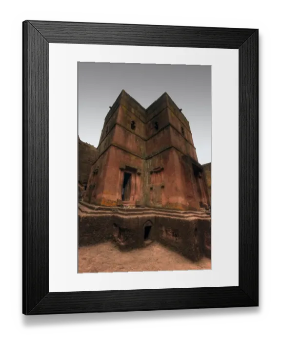 Framed Print : Church of Saint George in Lalibela Ethiopia Framed Print : Church of Saint George in Lalibela Ethiopia