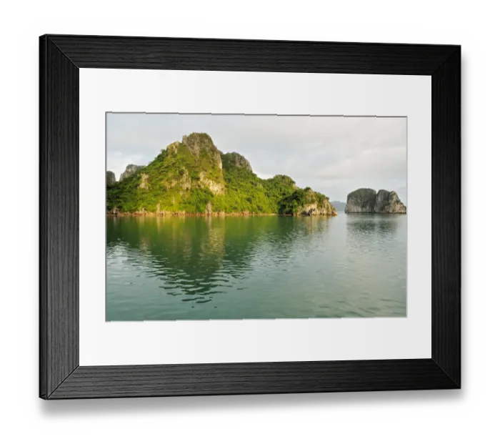 Framed Print : Morning light on a Karst Island in Bai Tu Long Bay Framed Print : Morning light on a Karst Island in Bai Tu Long Bay